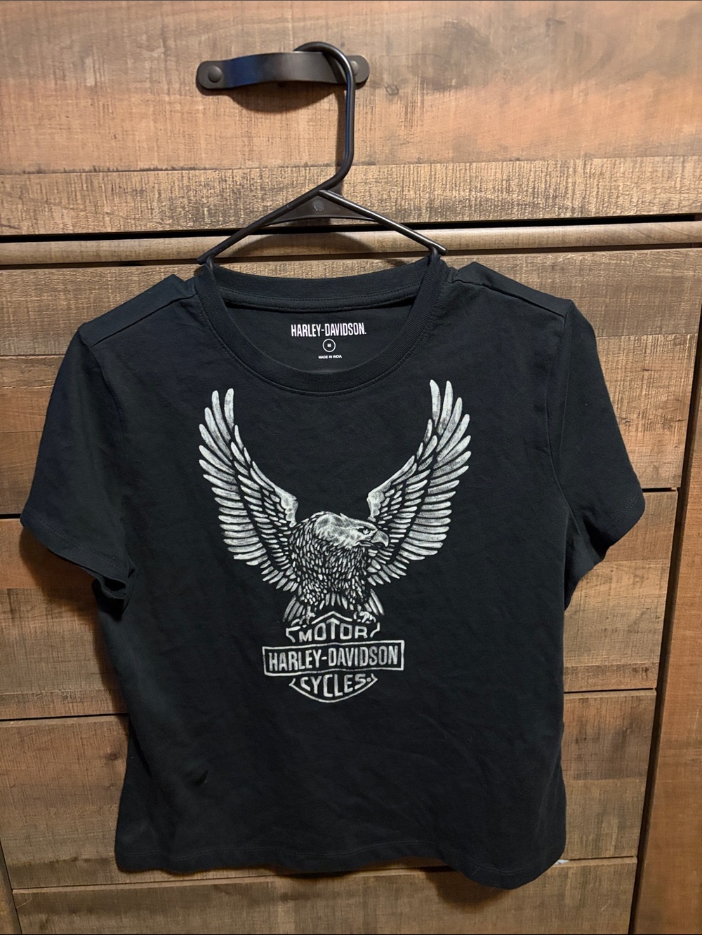 Harley-Davidson Black Short Sleeve Eagle Graphic Tee